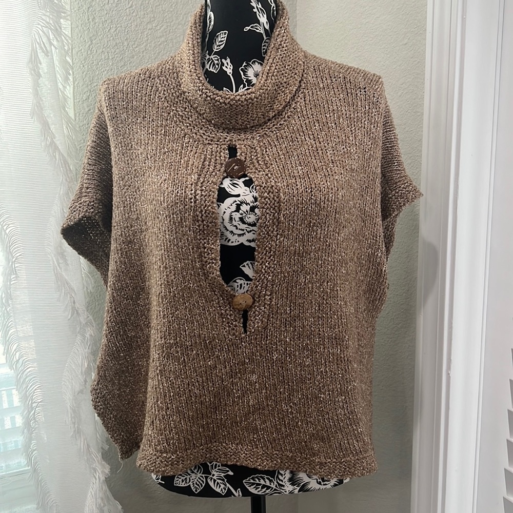 American Rag Tan Sweater Poncho